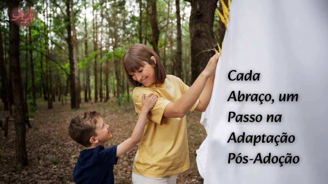 Mãos de pais e filhos adotivos se entrelaçando, simbolizando união e o impacto da adoção.