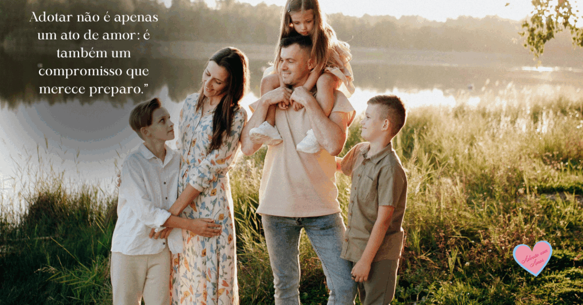 Pais e filhos em seu mmento